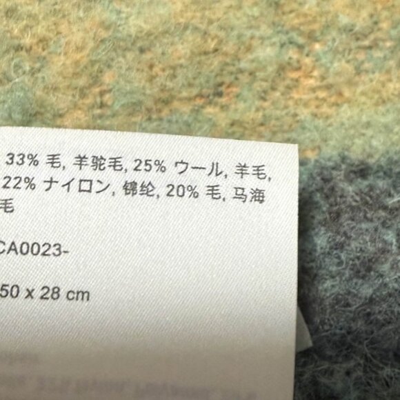 ACNE STUDIOS VALLY CHECK SCARF MULTICOLOR - Picture 7 of 7